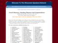 wisconsinspeakersnetwork.com