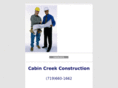 cabincreekconstruction.com