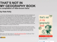 thatsnotinmygeographybook.com