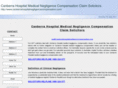canberrahospitalnegligencecompensation.com