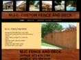 mjcfenceanddeck.com
