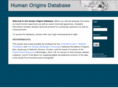 humanoriginsdatabase.org