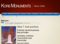 korbmonuments.com