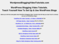 wordpressbloggingvideotutorials.com