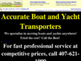 accurateboatandyachttransporters.com
