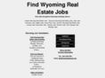 wyomingrealestatejobs.com