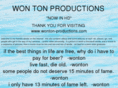 wonton-productions.com