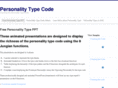 personalitytypecode.com