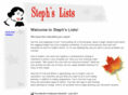 stephslists.com