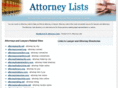 attorneylists.net