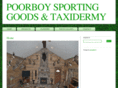 poorboysportinggoodstaxidermy.com