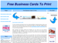 freebusinesscardstoprint.org