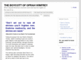 boycott-oprah.com