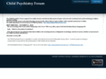 childpsychiatryforum.com