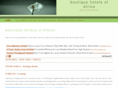 boutiquehotelsafrica.com