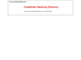 investmentbankingdirectory.com