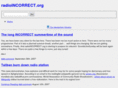 radioincorrect.org