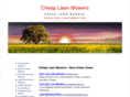 cheapest-lawnmowers.com