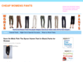 cheapwomenspants.com