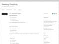 seekingsimplicity.com