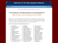 ohiospeakersnetwork.com