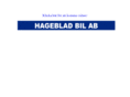 hagebladbil.com