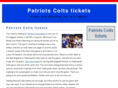 patriotscoltstickets.net