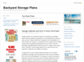 backyardstorageplans.com