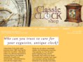 classicclockshop.com