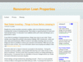 renovationloanproperties.com
