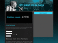 wewantjohnback.com