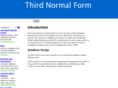 thirdnormalform.com