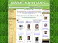 baseballplayerscards.com