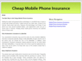 cheapmobilephoneinsurance.org