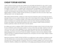 cheapforumhosting.com
