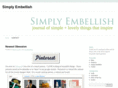 simplyembellish.com