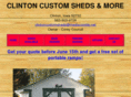 clintoncustomsheds.com