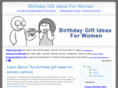 birthdaygiftideasforwomen.org