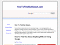 howtofindoutabout.com