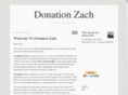 donationzach.com