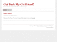 1getbackgirlfriend.com