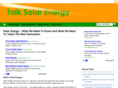 talksolarenergy.com