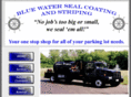 bluewatersealcoatingandstriping.com