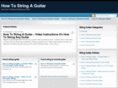 howtostringaguitar.net
