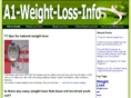 a1-weight-loss-info.com