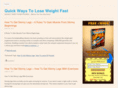 quickwaystoloseweightfast.com