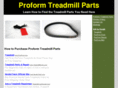 proformtreadmillparts.net