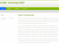 ordercarisoprodol.co