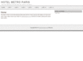 hotelmetroparis.com