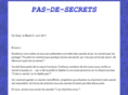 pas-de-secrets.com